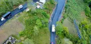 Congestión en vía Bogotá-Villavicencio por obras inconclusas del Invías en Chipaque