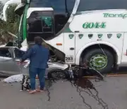 Cuatro muertos en choque frontal en vía Villavicencio-Yopal