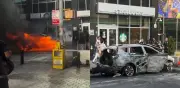 Explosión de camioneta junto al Toro de Wall Street en Nueva York