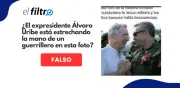 Foto viral de Uribe con el ELN fue creada con IA