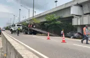 Fuerte accidente de camioneta en La Boquilla, Cartagena