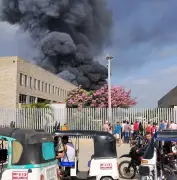 Fuerte incendio en parque industrial de Malambo preocupa a comunidad