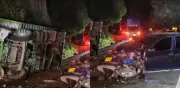 Grave accidente en vía Ubaté-Zipaquirá entre vehículo particular y camión
