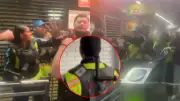Guardia de TransMilenio denuncia amenazas con arma blanca en pelea con estudiantes