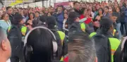 Guardia de TransMilenio y colado se enfrentan a golpes en el sur de Bogotá