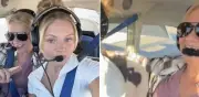 Hija se convierte en piloto para ayudar a su madre a superar el miedo a volar