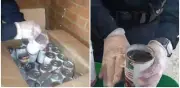 Incautan 21 kilos de marihuana oculta en latas de frijoles en el Aeropuerto El Dorado