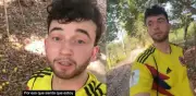 Influencer francés sorprendido por mangos perdidos en Colombia