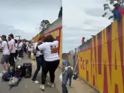Intervención artística en Llanogrande desata polémica por falsos positivos