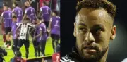 Neymar y Robinho Jr: abrazo y reconciliación tras bofetada en Santos