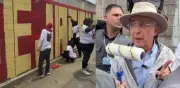 Polémica por mural de 'falsos positivos' frente a casa de Álvaro Uribe en Antioquia