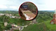 Puente provisional en Yolombó pone en riesgo la vida de campesinos