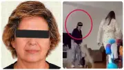 Reacción de la suegra de Carolina Flores al ser detenida en Venezuela