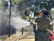 Recuperan el Parque San Francisco en Bucaramanga con trabajo comunitario y policial