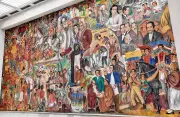 Restaurarán históricos murales de Hernando Tejada en la Estación del Ferrocarril de Cali
