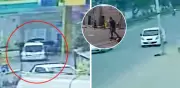 Revelan monto robado en balacera en Soacha: videos muestran rastro de camioneta