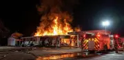 Tercer incendio en estación abandonada de Metrolínea en Girón alerta a autoridades