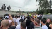 Uribe señala a supuesto portavoz de 'Calarcá' en protesta; desmienten