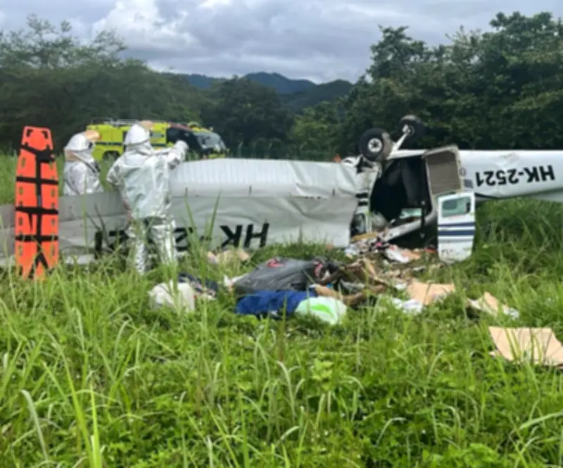 Accidente aéreo en Villavicencio: cuatro muertos en caída de Cessna 206