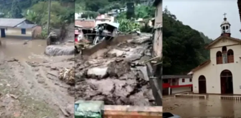 Alerta máxima en Andes: creciente súbita en quebrada Santa Bárbara obliga a evacuaciones