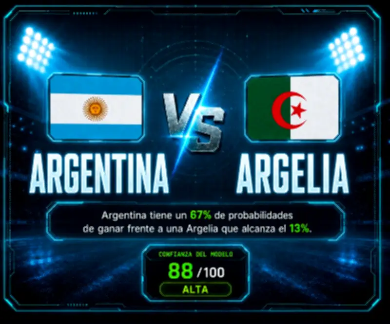 Argentina tiene 67% de probabilidad de ganar contra Argelia, según apuestas