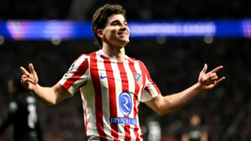 Atlético de Madrid responde con sarcasmo a oferta del Real Madrid por Julián Álvarez