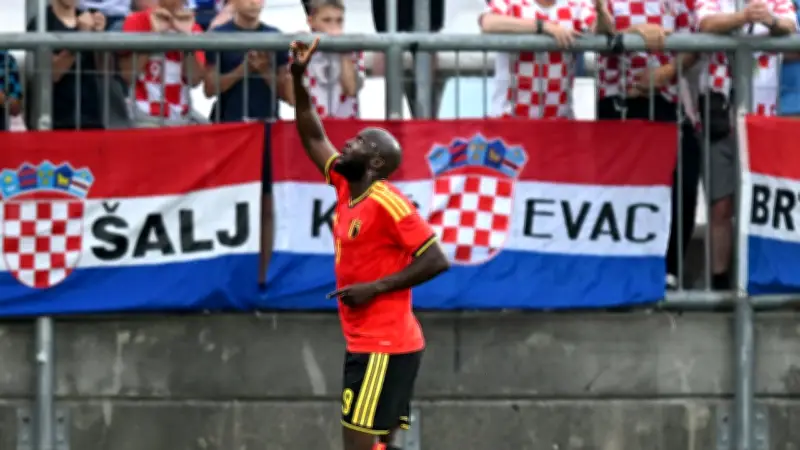 Bélgica vence a Croacia con gol de Lukaku en amistoso previo al Mundial 2026