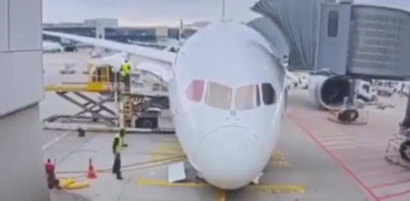 Boeing 787 de Lufthansa colapsa en Fráncfort: varios heridos