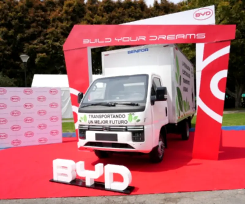 BYD apuesta por camiones eléctricos T35 y T75 en Colombia