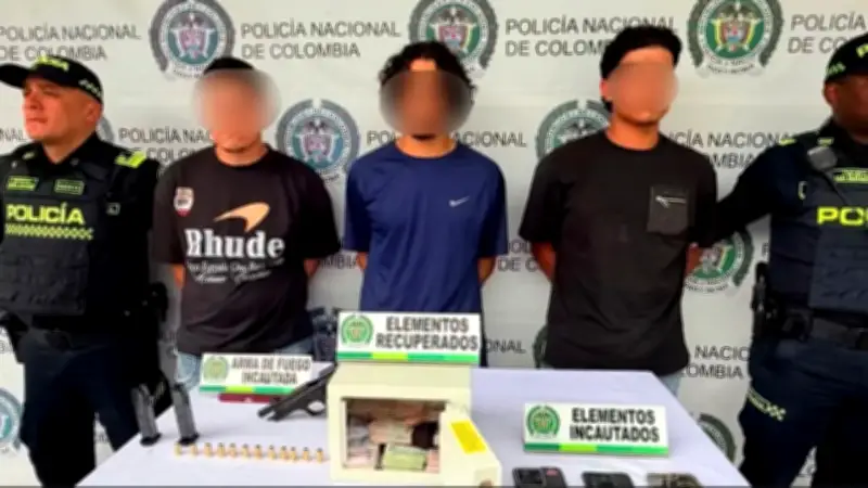 Capturados dos sujetos por hurto de $43 millones en Rionegro