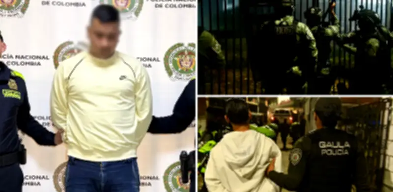 Capturan a 46 integrantes de bandas delincuenciales en Medellín en una semana