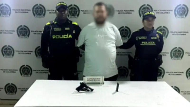 Capturan en Bello a alias 'El Gordo' por porte ilegal de arma de fuego