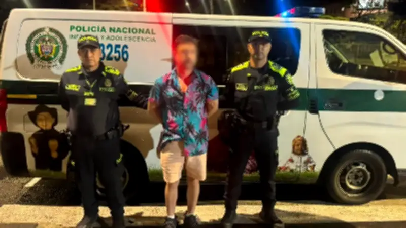 Capturan en Medellín a estadounidense por turismo sexual con menores
