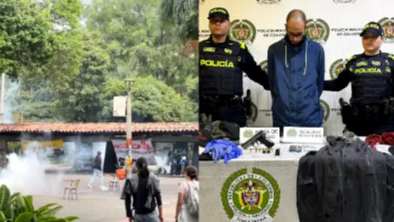 Capturas oficiales y hallazgos por desmanes en Universidad de Antioquia