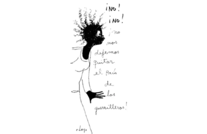 Caricatura de Nieves sobre la crisis política en Colombia