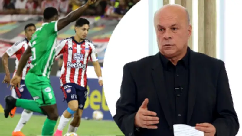 Carlos Antonio Vélez critica a Nacional y elogia a Junior tras goleada