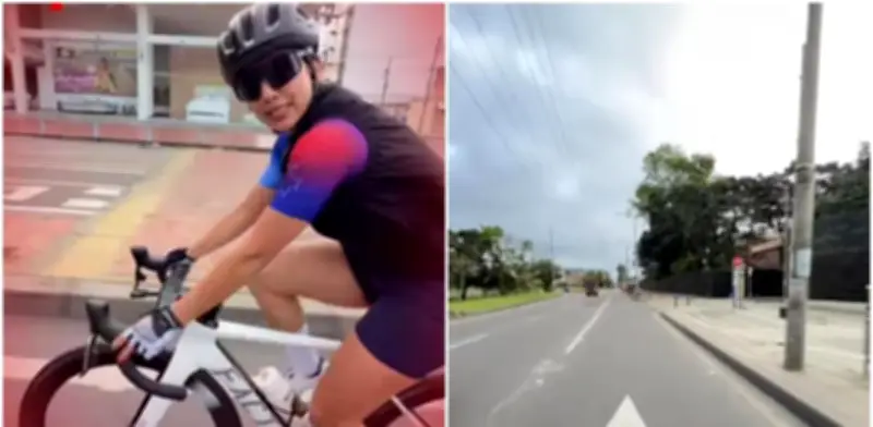Ciclista revela los puntos más peligrosos para deportistas en Bogotá