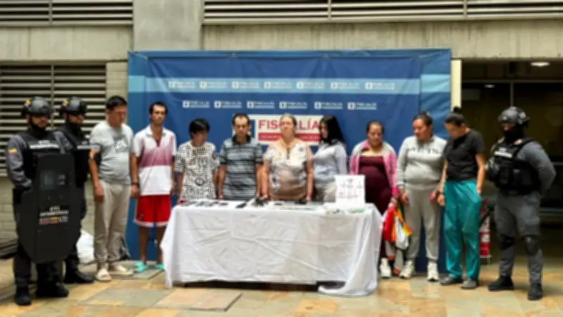 Desmantelan call center criminal que vendía heroína en Medellín
