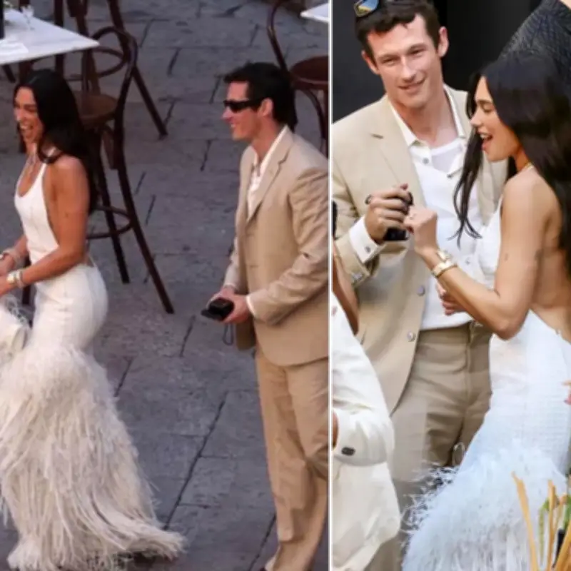 Dua Lipa y Callum Turner celebran lujosa boda en Italia con Elton John