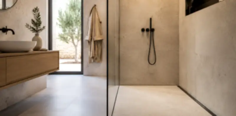 Ducha italiana: la tendencia que transforma los baños pequeños