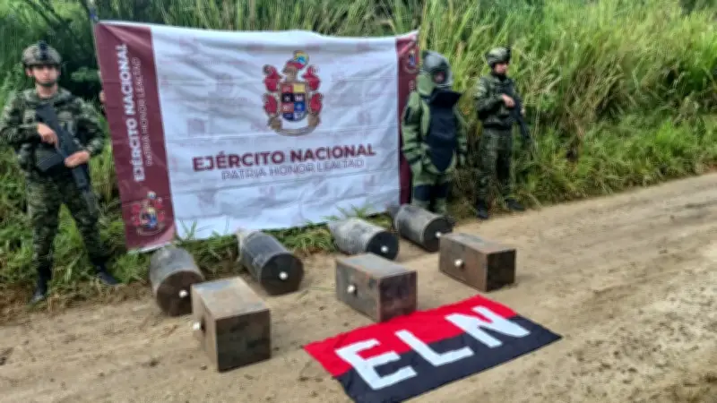Ejército frustró atentado del ELN en ruta que conecta Cesar y Norte de Santander