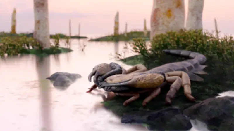 El escorpión más grande de la historia vivió hace 415 millones de años en Reino Unido