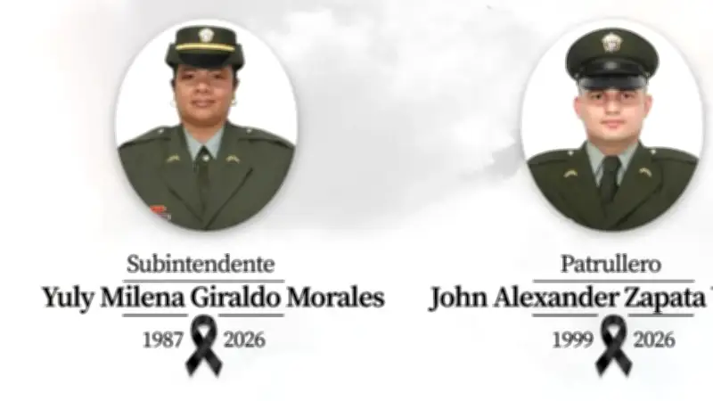 Envían a la cárcel a presuntos responsables de asesinato de dos policías en Medellín