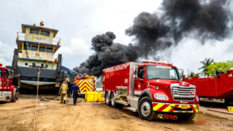 Explosión en astillero de Cartagena: cuatro muertos y once heridos