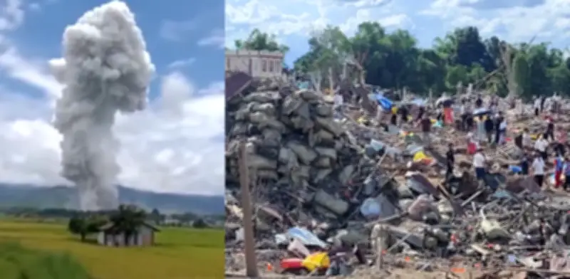 Explosión en Myanmar deja más de 45 muertos y 70 heridos