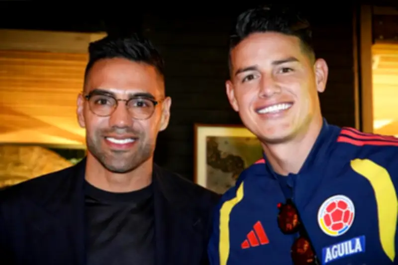 Falcao visita a la selección Colombia antes del Mundial 2026