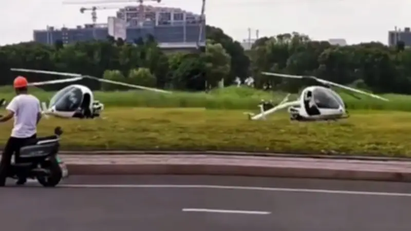 Helicóptero sufre falla mecánica en China: momentos de pánico en Changzhou