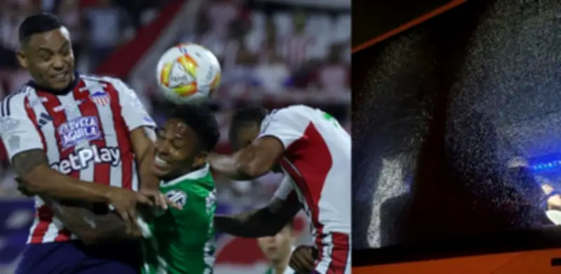 Hinchas de Junior atacaron el bus de Atlético Nacional tras la final