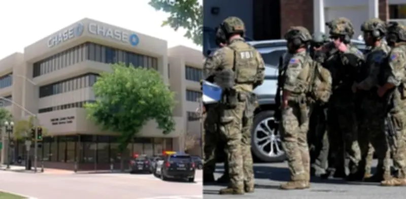Hombre que tomó rehenes en banco de EE. UU. murió en tiroteo en California