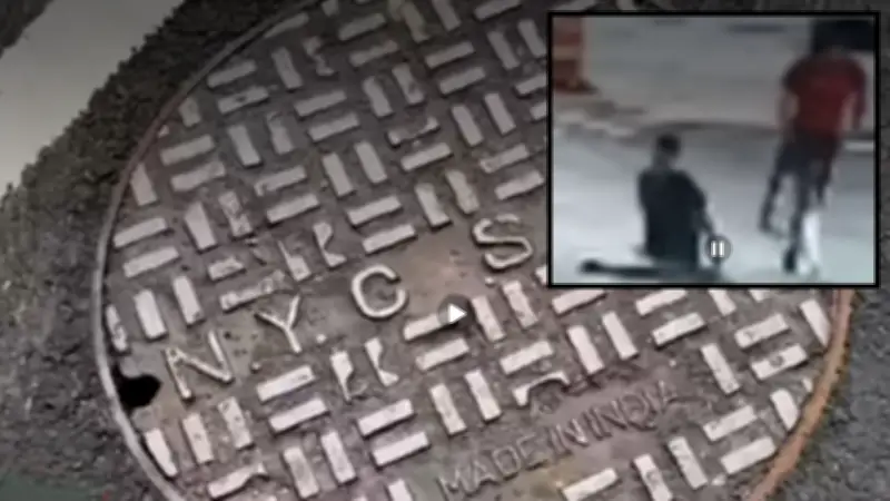 Hombres emergen de alcantarillas en Nueva York y desatan alerta policial